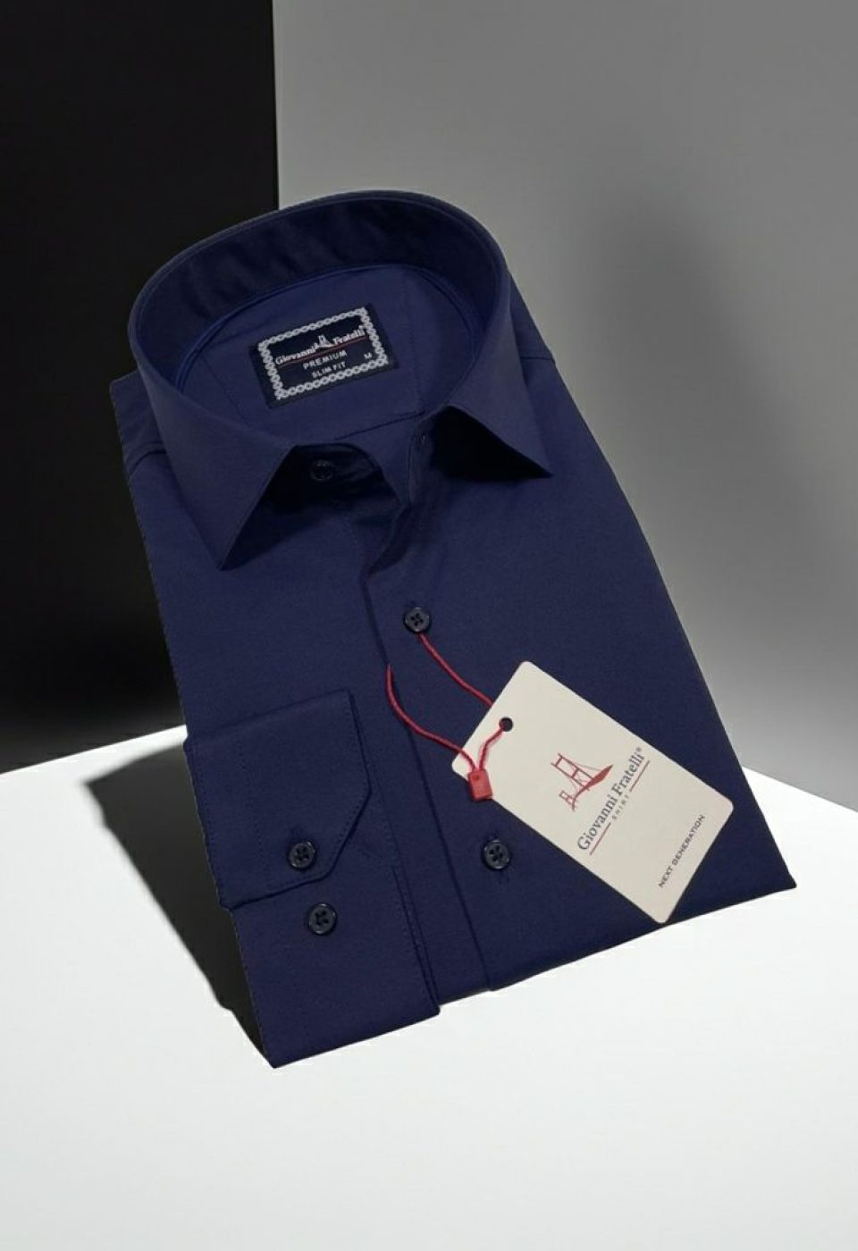 3063 CR SATIN 005 Slim Fit Uzun Kol Düz Renk Saten Erkek Gömlek 3GMK313063005 - Giovanni Fratelli