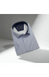 Büyük Beden Slim Fit Kısa Kol Desenli Renk Erkek Gömlek 4GMK313064005