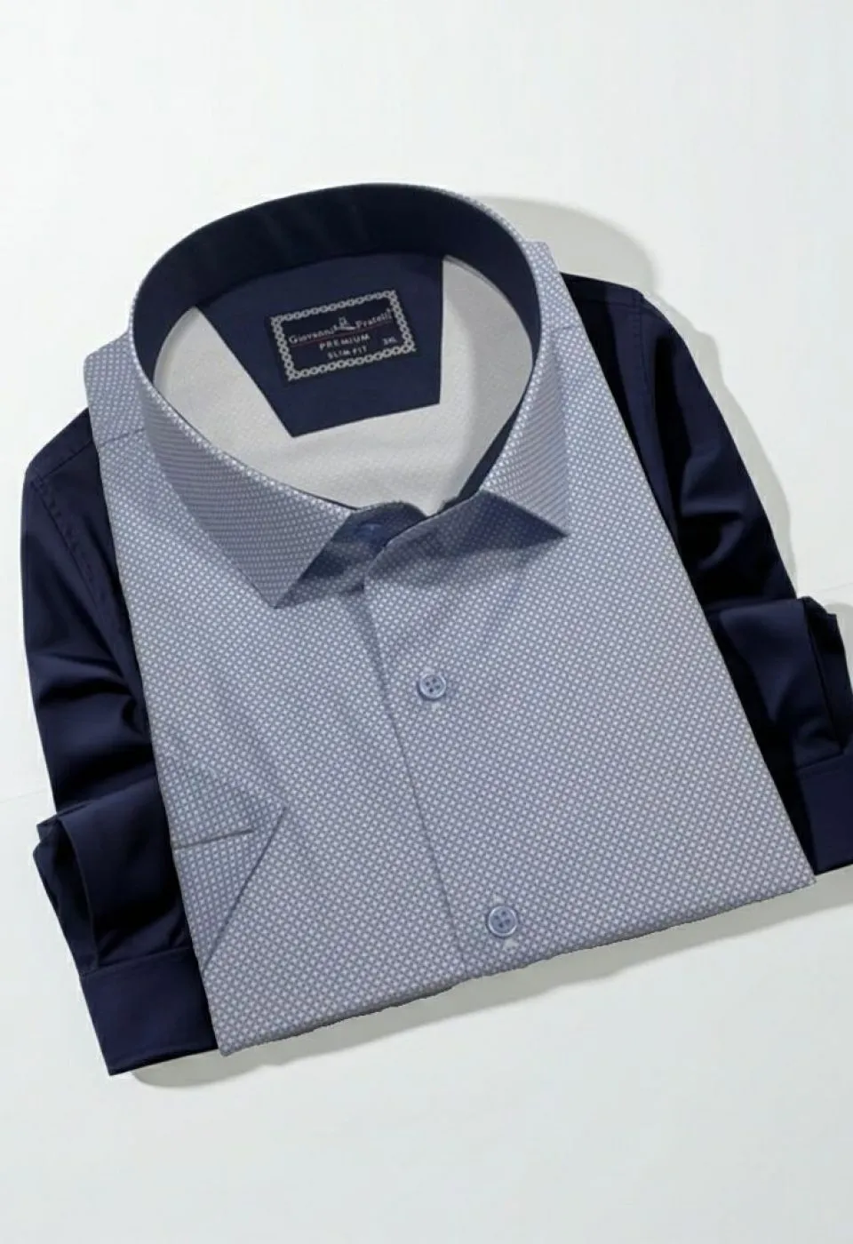Büyük Beden Slim Fit Kısa Kol Desenli Erkek Gömlek 4GMK313064006 Büyük Beden Slim Fit Kısa Kol Desenli Erkek Gömlek 4GMK313064006