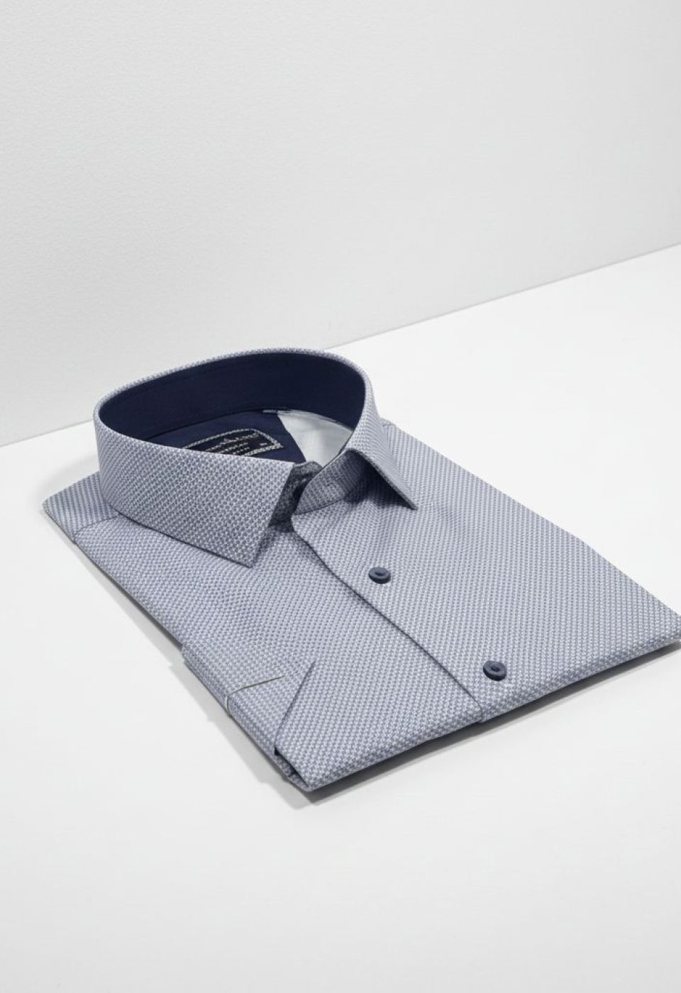 Büyük Beden Slim Fit Kısa Kol Desenli Renk Erkek Gömlek 4GMK313064007 - Giovanni Fratelli