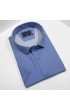 Büyük Beden Slim Fit Kısa Kol Desenli Saten Renk Erkek Gömlek 4GMK313065004