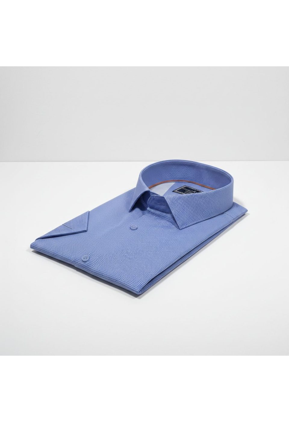 Büyük Beden Slim Fit Kısa Kol Desenli Saten Renk Erkek Gömlek 4GMK313065004 - Giovanni Fratelli