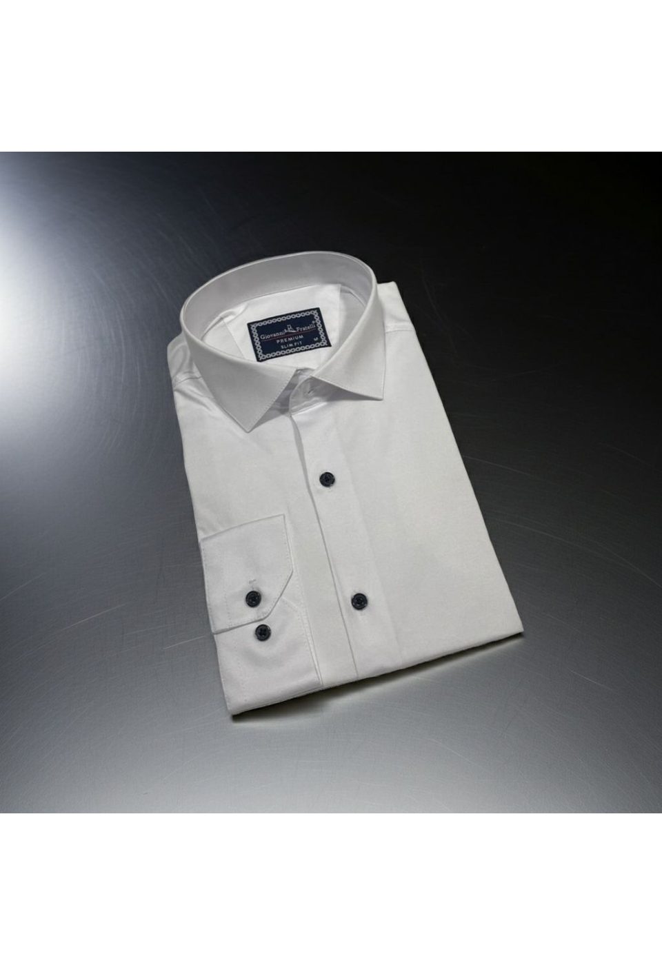 Slim Fit Uzun Kol Düz Renk Saten Erkek Gömlek 3GMK313071001 - Giovanni Fratelli