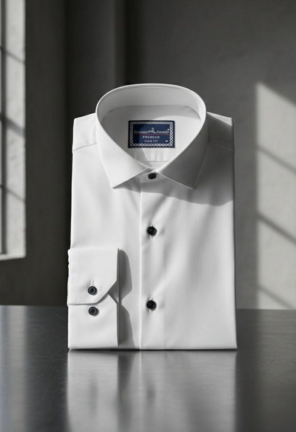 Slim Fit Uzun Kol Düz Renk Saten Erkek Gömlek 3GMK313071001 - Giovanni Fratelli