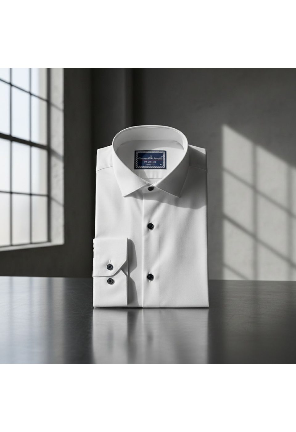 Slim Fit Uzun Kol Düz Renk Saten Erkek Gömlek 3GMK313071001 - Giovanni Fratelli