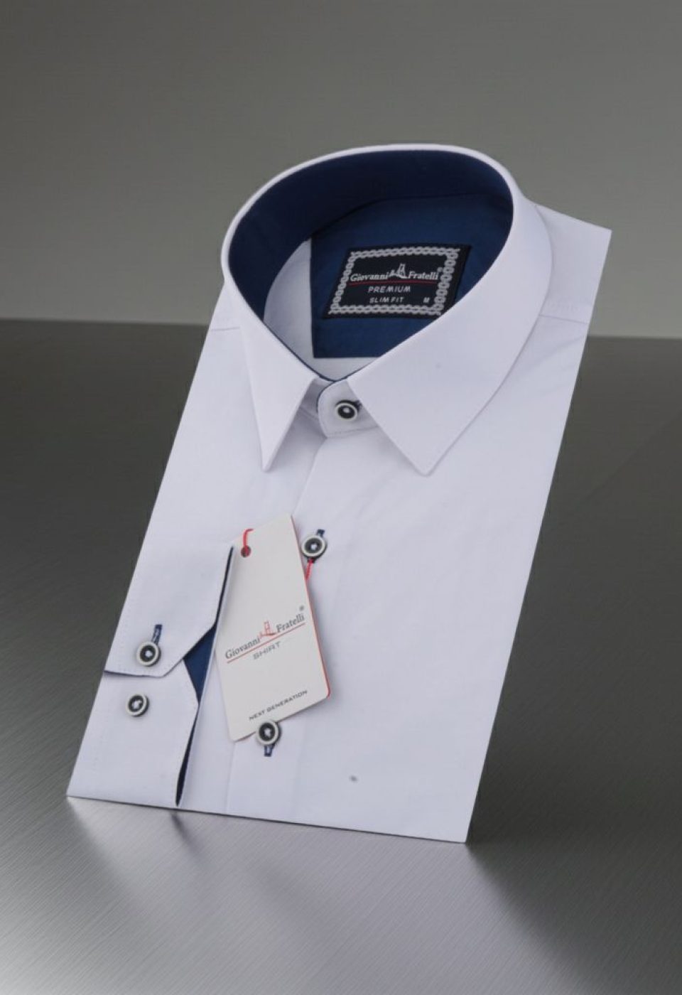 Slim Fit Uzun Kol Düz Renk Saten Erkek Gömlek 3GMK314002001