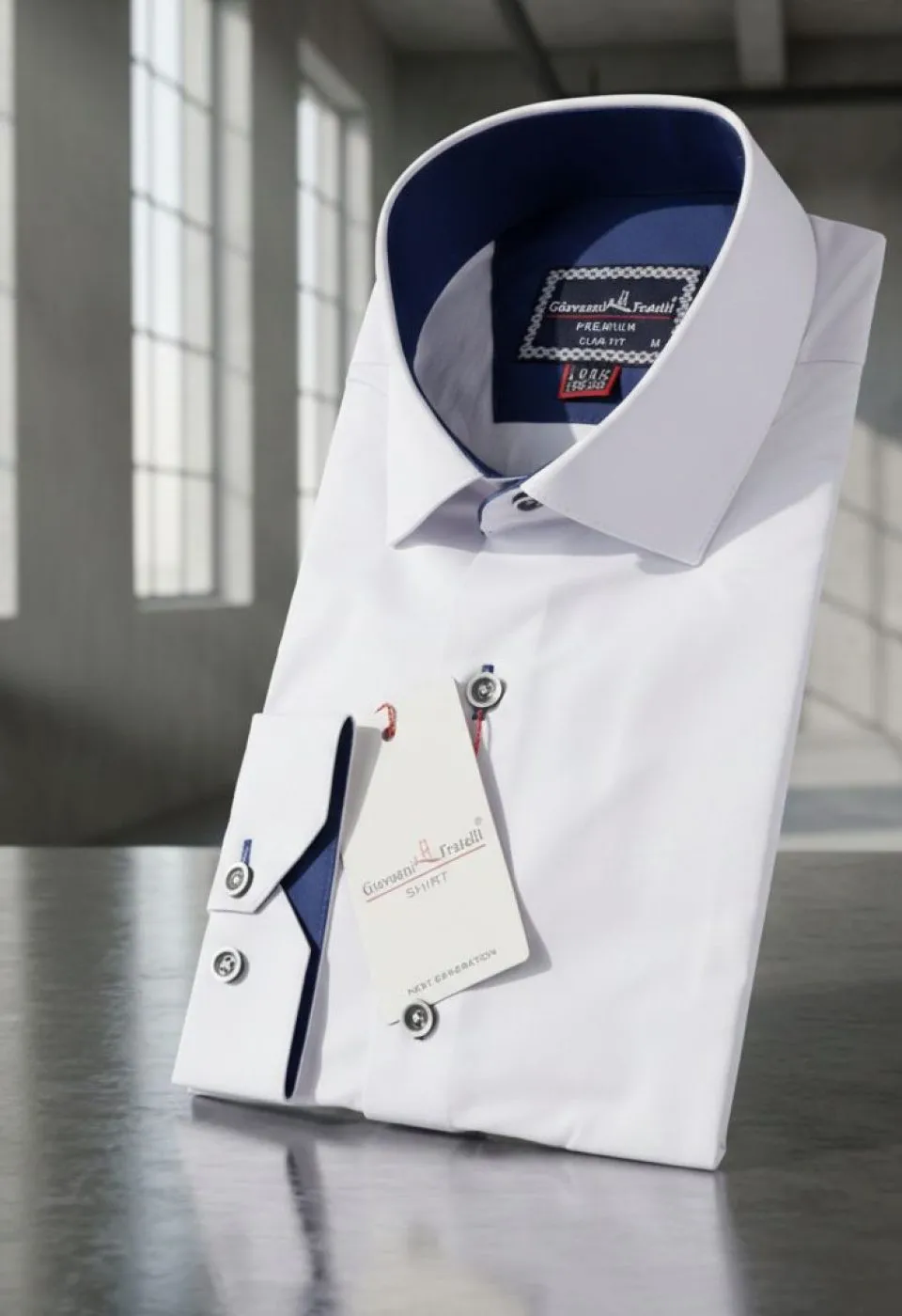 8 Drop Slim Fit Uzun Kol Düz Renk Erkek Gömlek 3GMK334004001