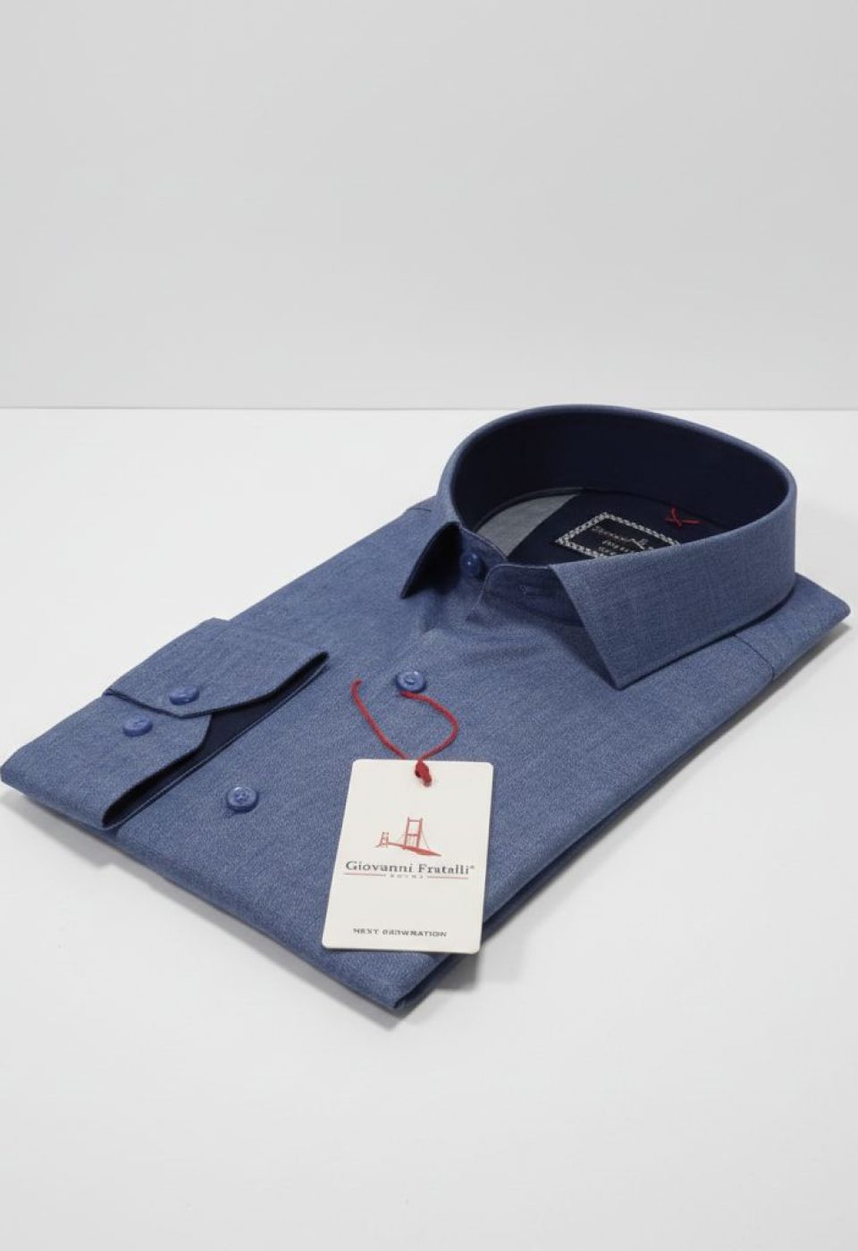 Slim Fit Uzun Kol Desenli Erkek Gömlek 3GMK314101008 - Giovanni Fratelli