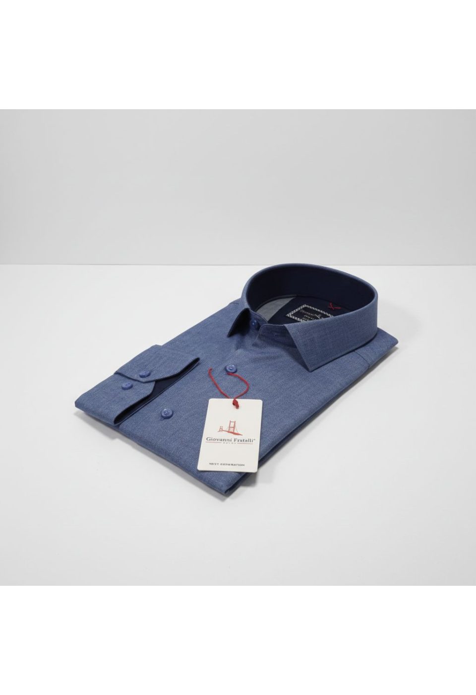 Slim Fit Uzun Kol Desenli Erkek Gömlek 3GMK314101008 - Giovanni Fratelli