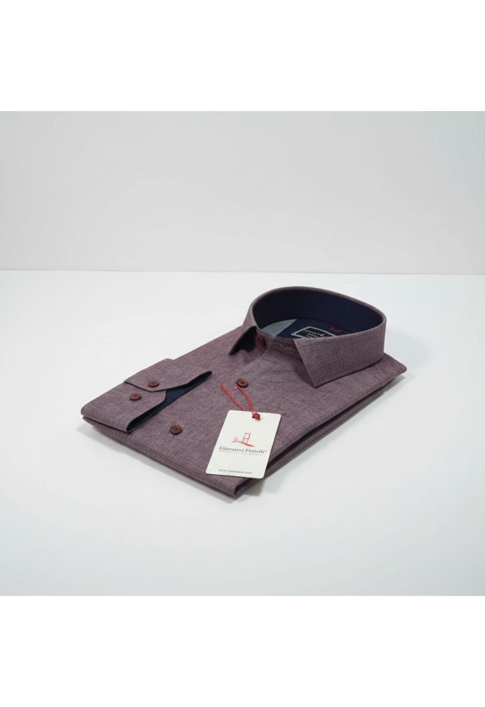 Slim Fit Uzun Kol Desenli Erkek Gömlek 3GMK314101019 - Giovanni Fratelli