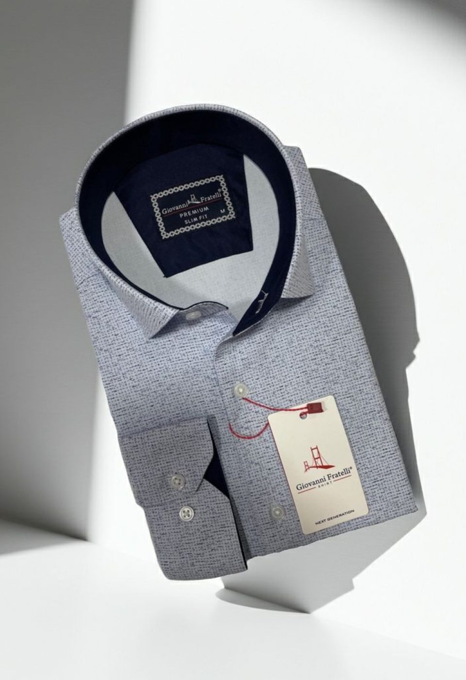Slim Fit Uzun Kol Desenli Erkek Gömlek 3GMK314102003 Slim Fit Uzun Kol Desenli Erkek Gömlek 3GMK314102003