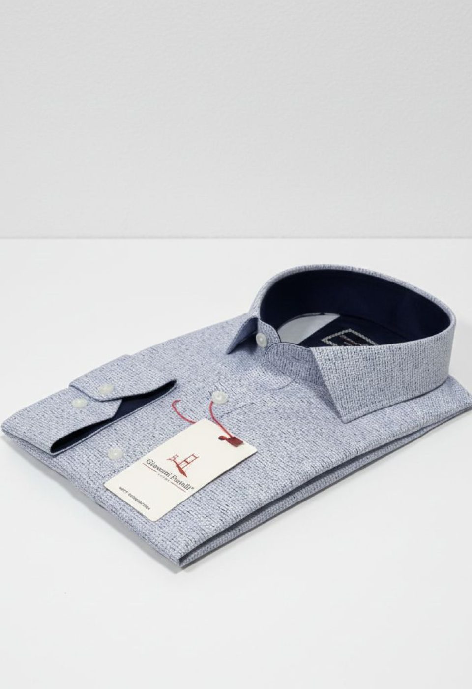 Slim Fit Uzun Kol Desenli Erkek Gömlek 3GMK314102003 - Giovanni Fratelli