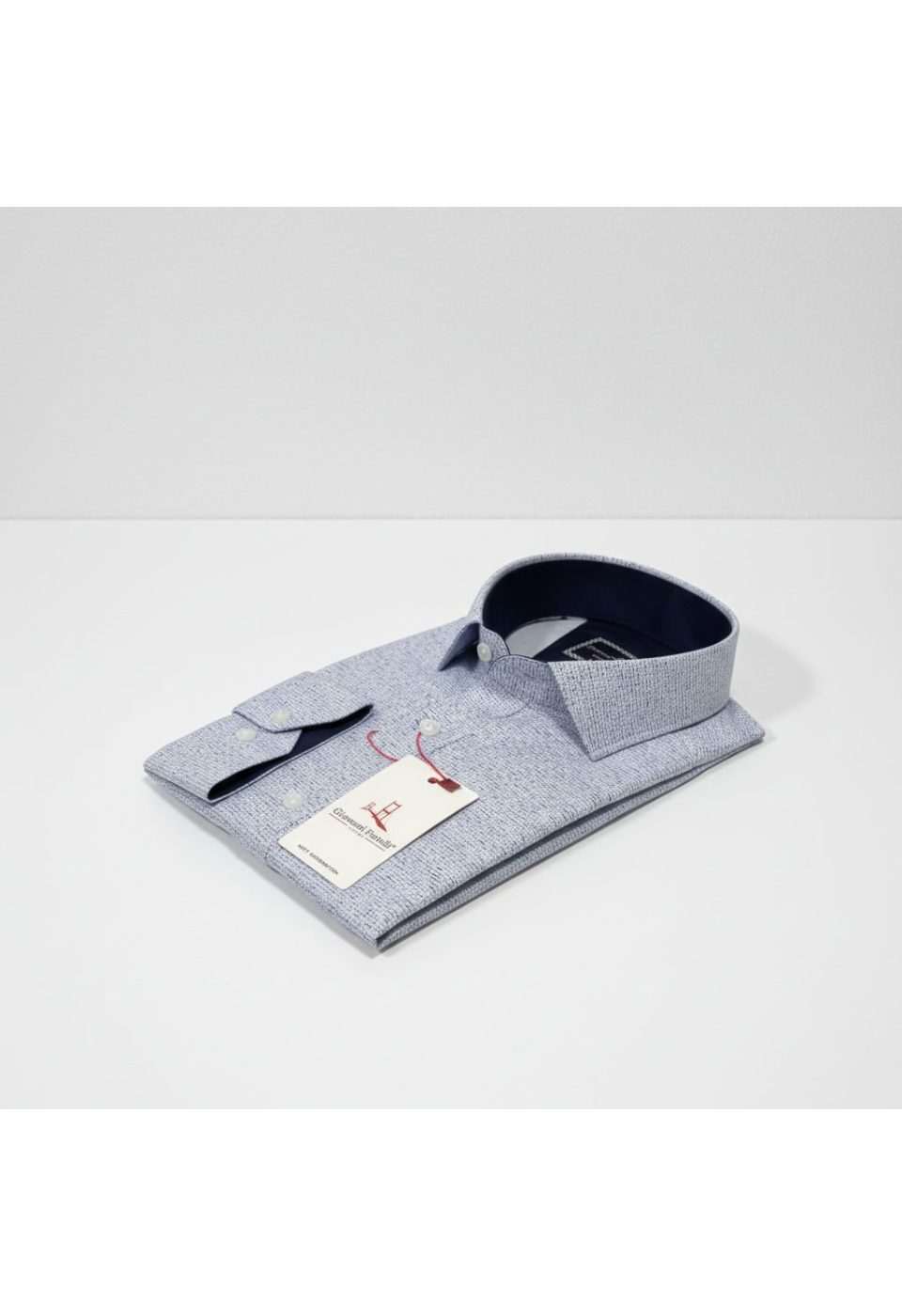 Slim Fit Uzun Kol Desenli Erkek Gömlek 3GMK314102003 - Giovanni Fratelli