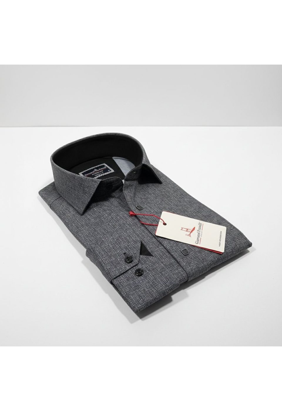 Slim Fit Uzun Kol Desenli Erkek Gömlek 3GMK314103002 - Giovanni Fratelli