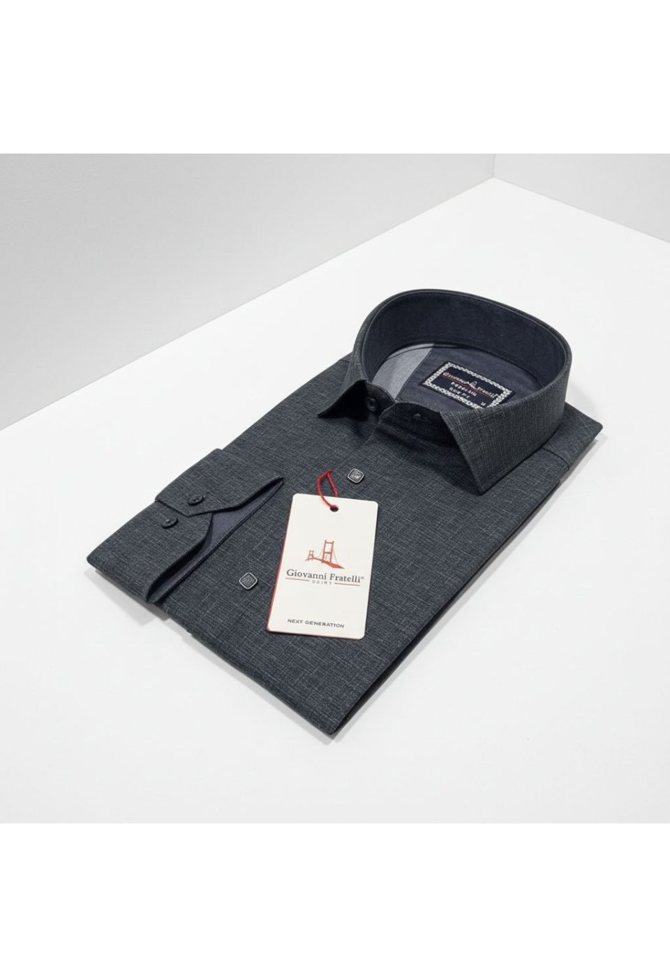 Slim Fit Uzun Kol Desenli Erkek Gömlek 3GMK314103015 - Giovanni Fratelli