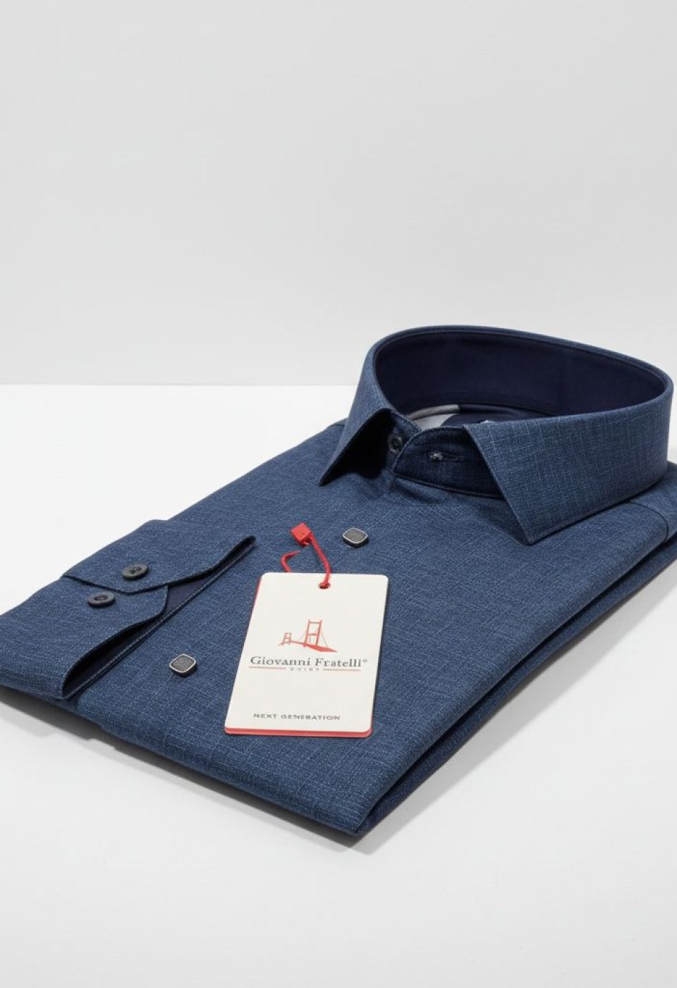 Slim Fit Uzun Kol Desenli Erkek Gömlek 3GMK314103016