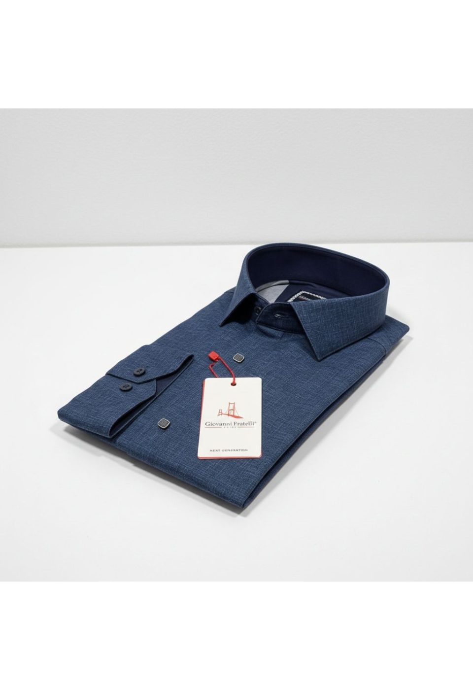 Slim Fit Uzun Kol Desenli Erkek Gömlek 3GMK314103016 - Giovanni Fratelli