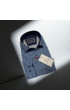 Slim Fit Uzun Kol Desenli Erkek Gömlek 3GMK314104004
