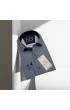 Slim Fit Uzun Kol Desenli Erkek Gömlek 3GMK314109002
