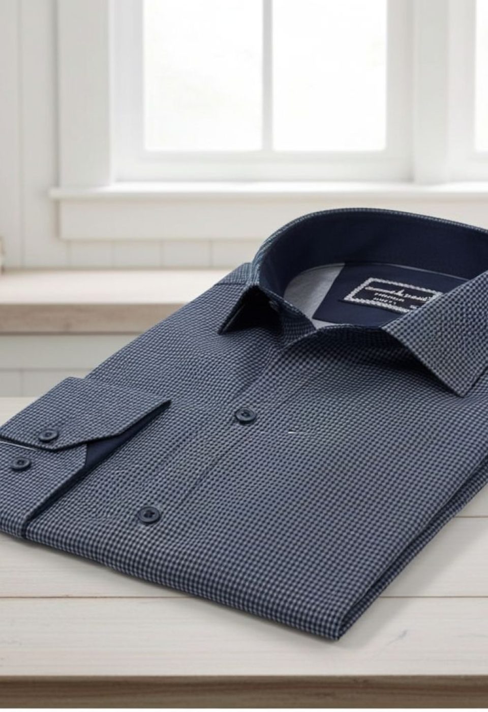 Slim Fit Uzun Kol Desenli Erkek Gömlek 3GMK314109005 - Giovanni Fratelli