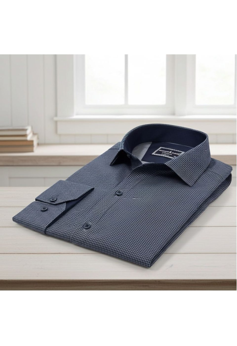 Slim Fit Uzun Kol Desenli Erkek Gömlek 3GMK314109005 - Giovanni Fratelli