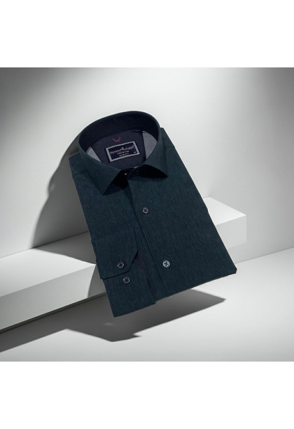 Slim Fit Uzun Kol Desenli Erkek Gömlek 3GMK314110001 - Giovanni Fratelli