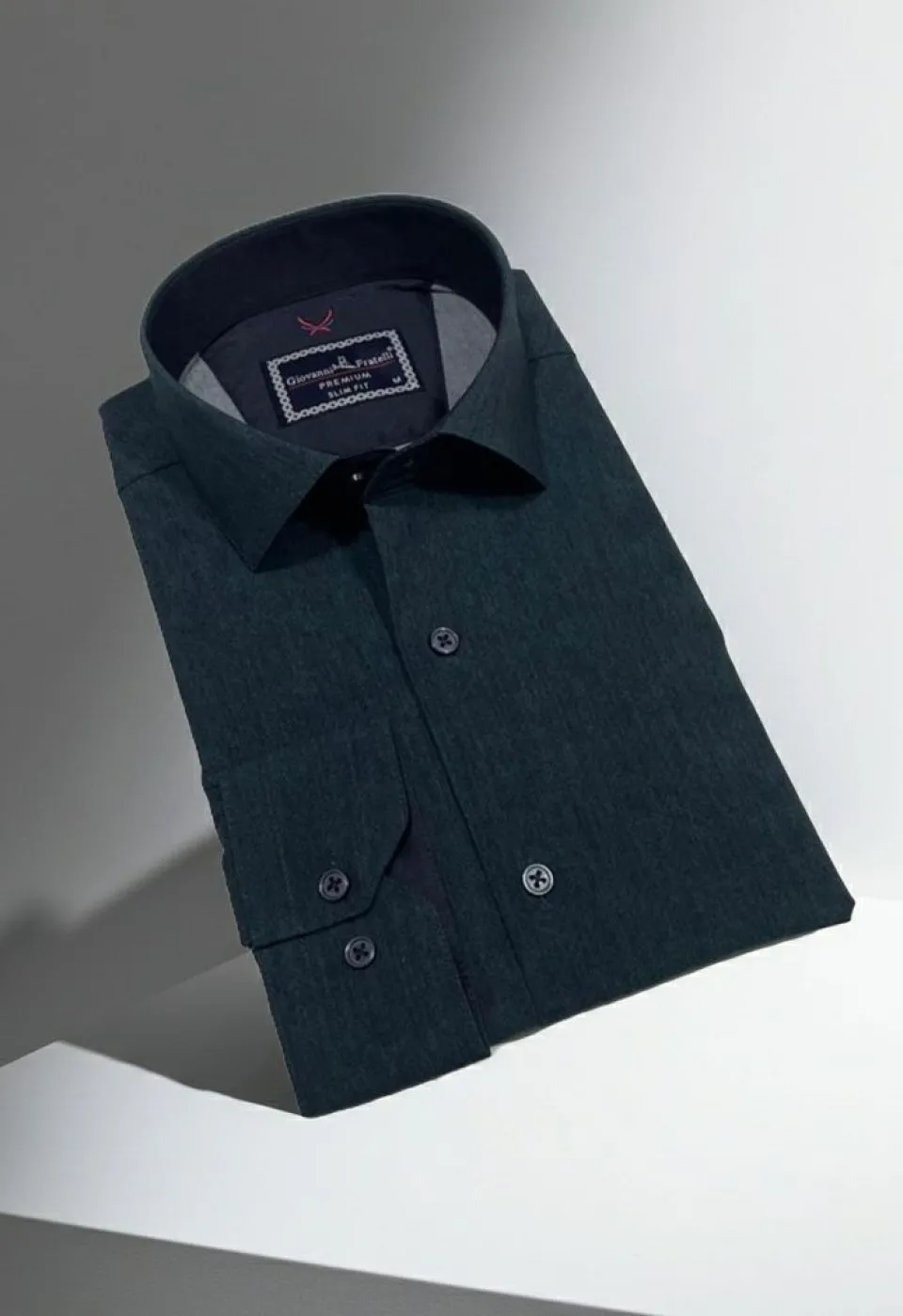 Slim Fit Uzun Kol Desenli Erkek Gömlek 3GMK314110001 Slim Fit Uzun Kol Desenli Erkek Gömlek 3GMK314110001