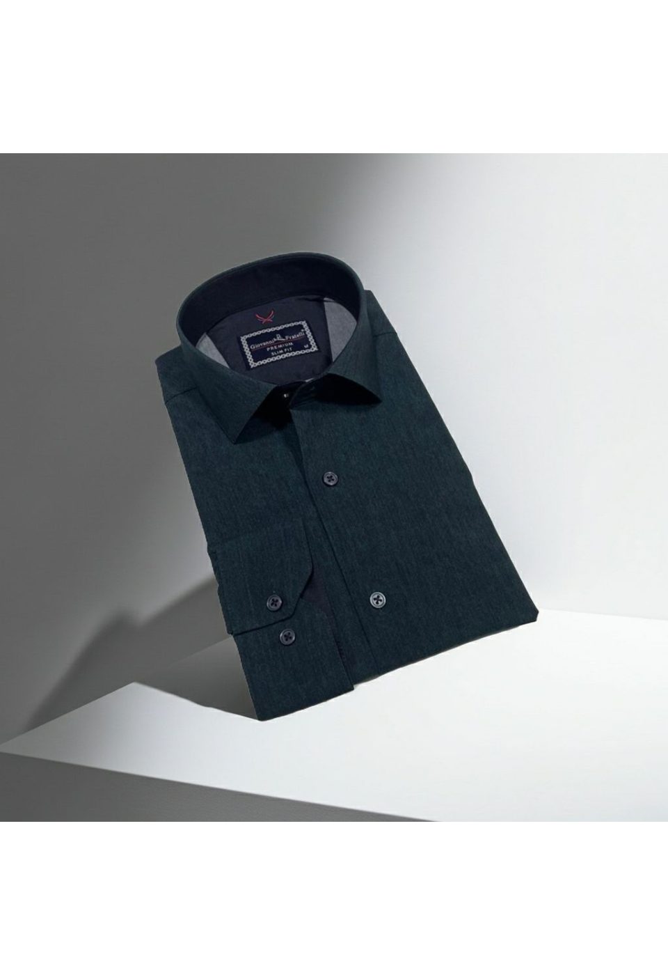 Slim Fit Uzun Kol Desenli Erkek Gömlek 3GMK314110001 - Giovanni Fratelli
