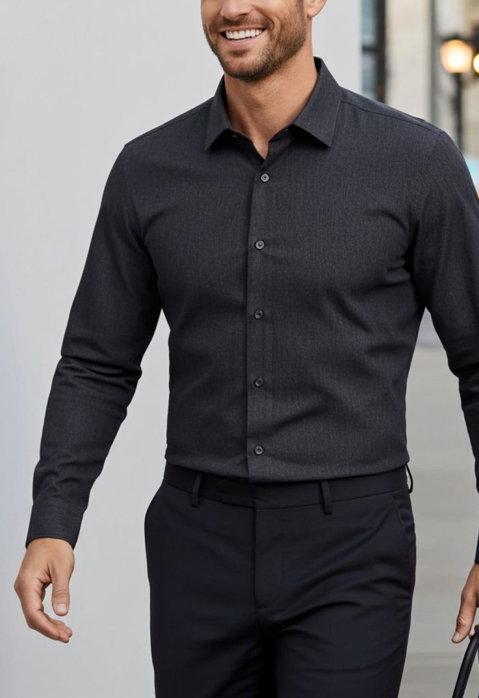 Slim Fit Uzun Kol Desenli Erkek Gömlek 3GMK314110002 - Giovanni Fratelli