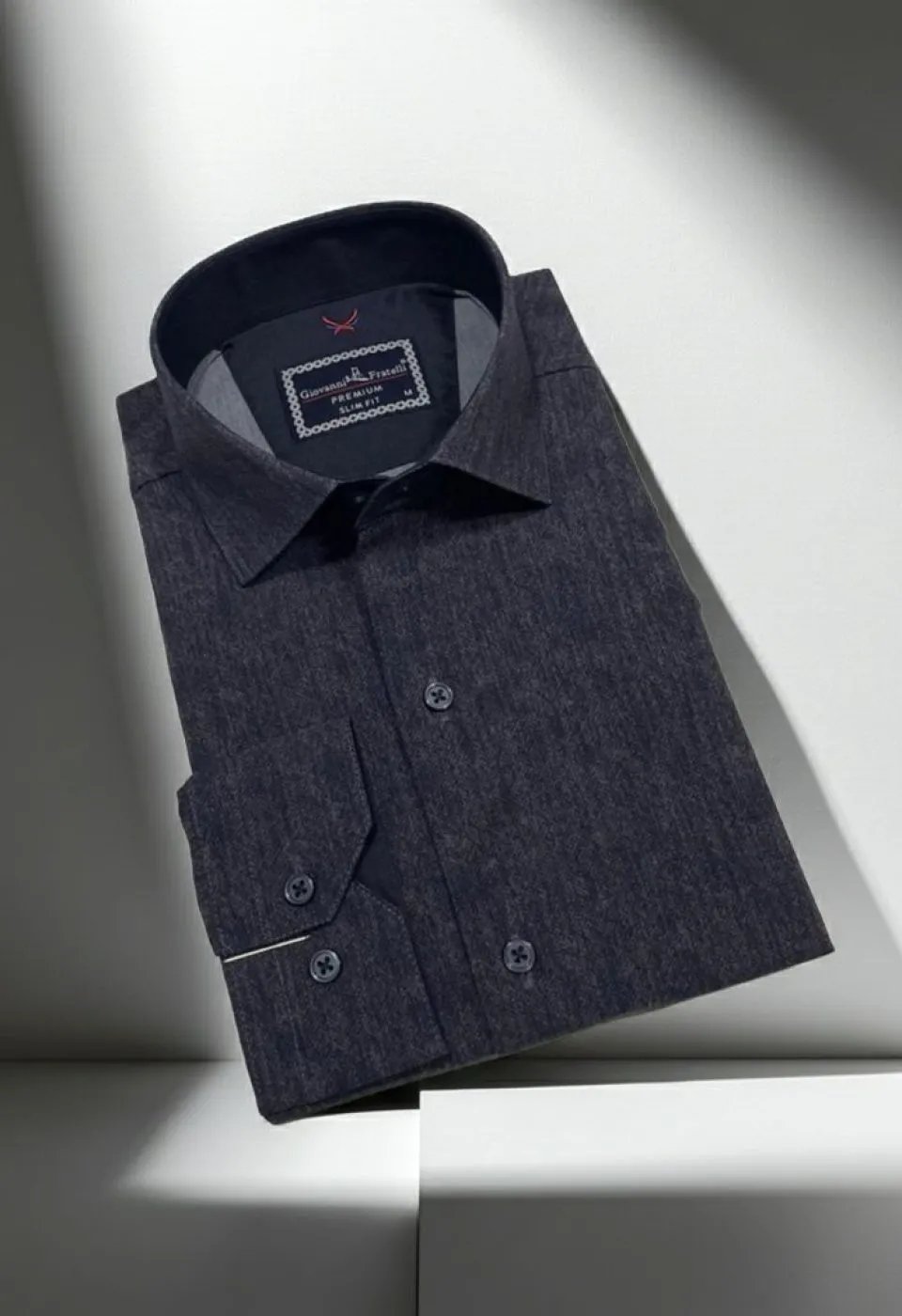 Slim Fit Uzun Kol Desenli Erkek Gömlek 3GMK314110006 Slim Fit Uzun Kol Desenli Erkek Gömlek 3GMK314110006