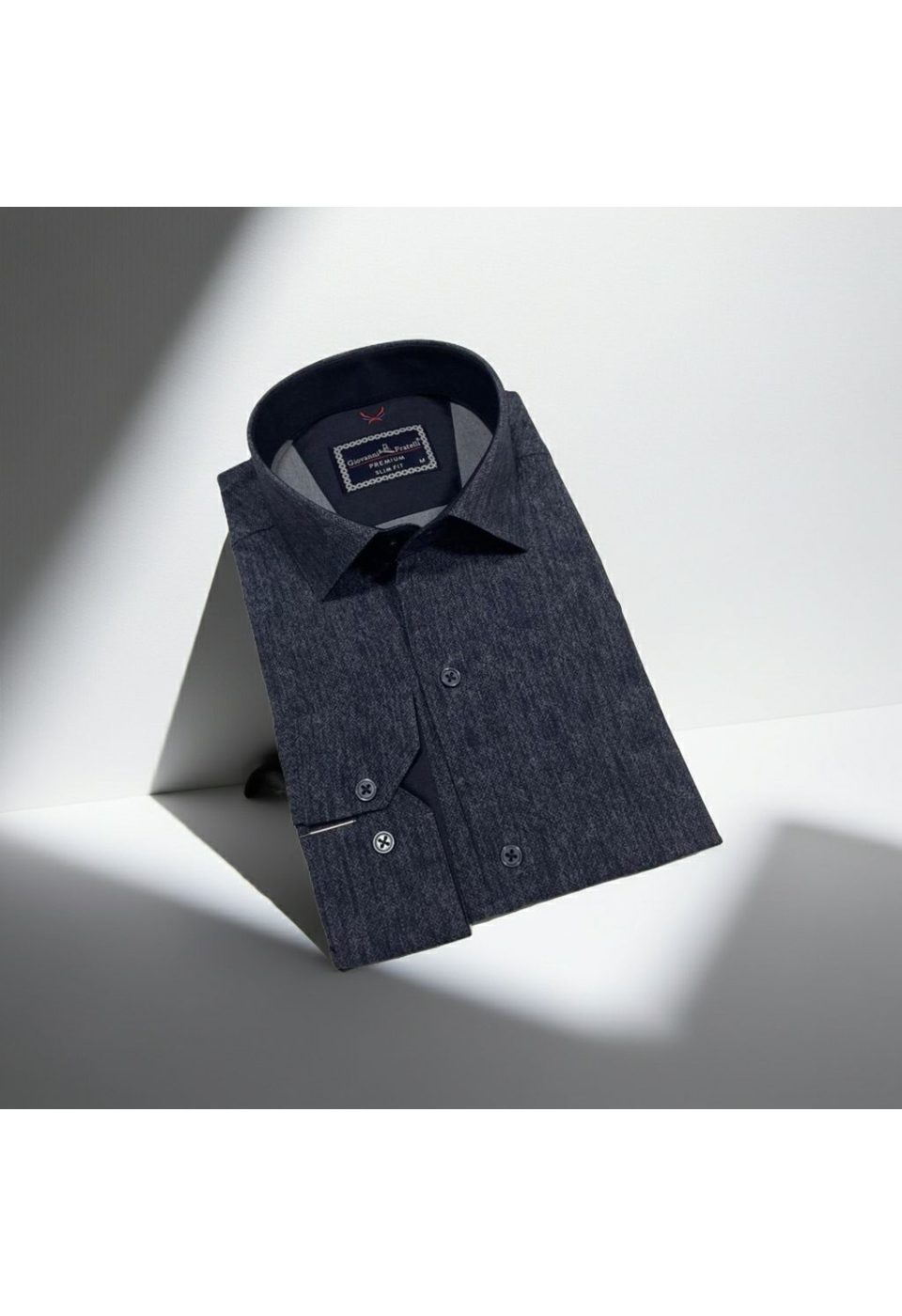 Slim Fit Uzun Kol Desenli Erkek Gömlek 3GMK314110007 - Giovanni Fratelli