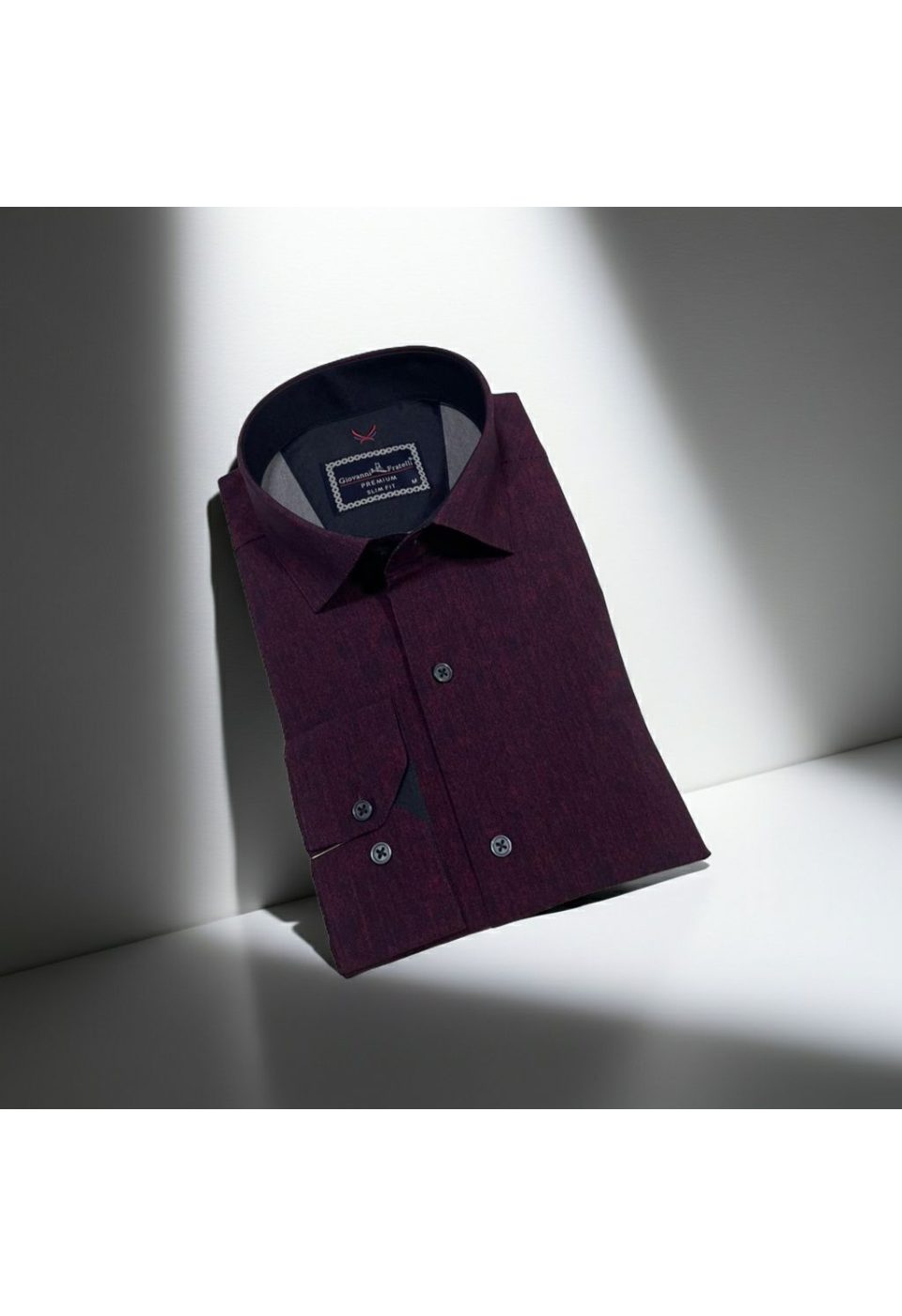 Slim Fit Uzun Kol Desenli Erkek Gömlek 3GMK314110008 - Giovanni Fratelli