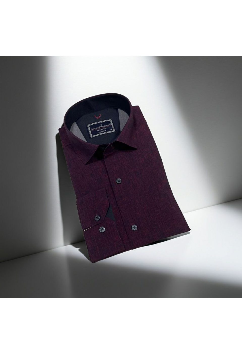 Slim Fit Uzun Kol Desenli Erkek Gömlek 3GMK314110008 - Giovanni Fratelli