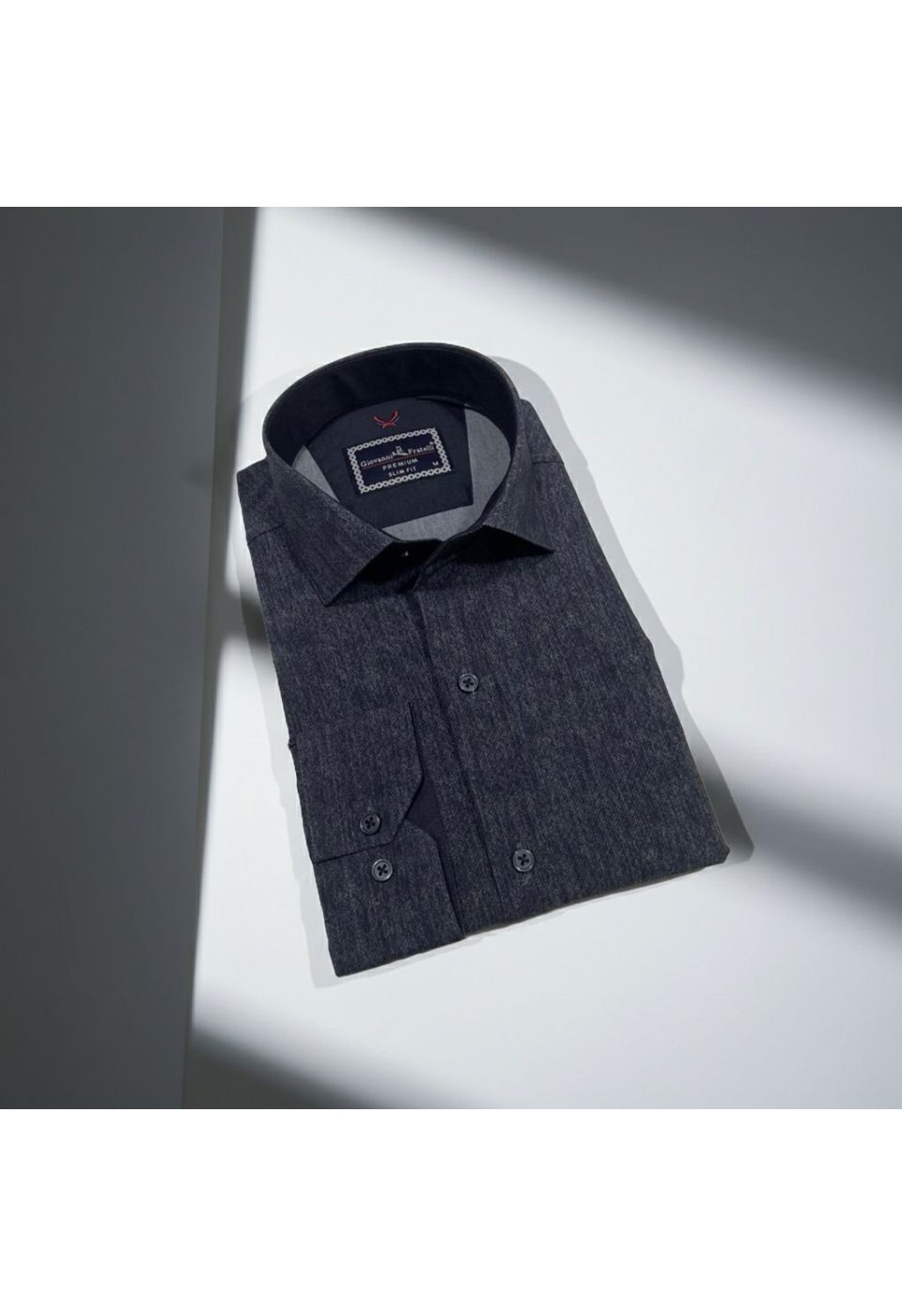 Slim Fit Uzun Kol Desenli Erkek Gömlek 3GMK314110009 - Giovanni Fratelli