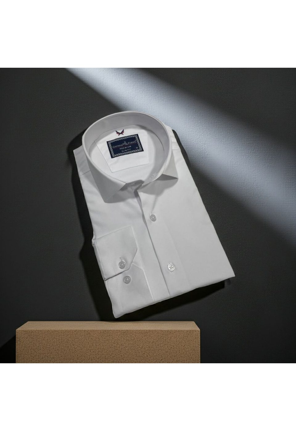 Slim Fit Uzun Kol Düz Renk Rubi Saten Erkek Gömlek 3GMK324201001 - Giovanni Fratelli