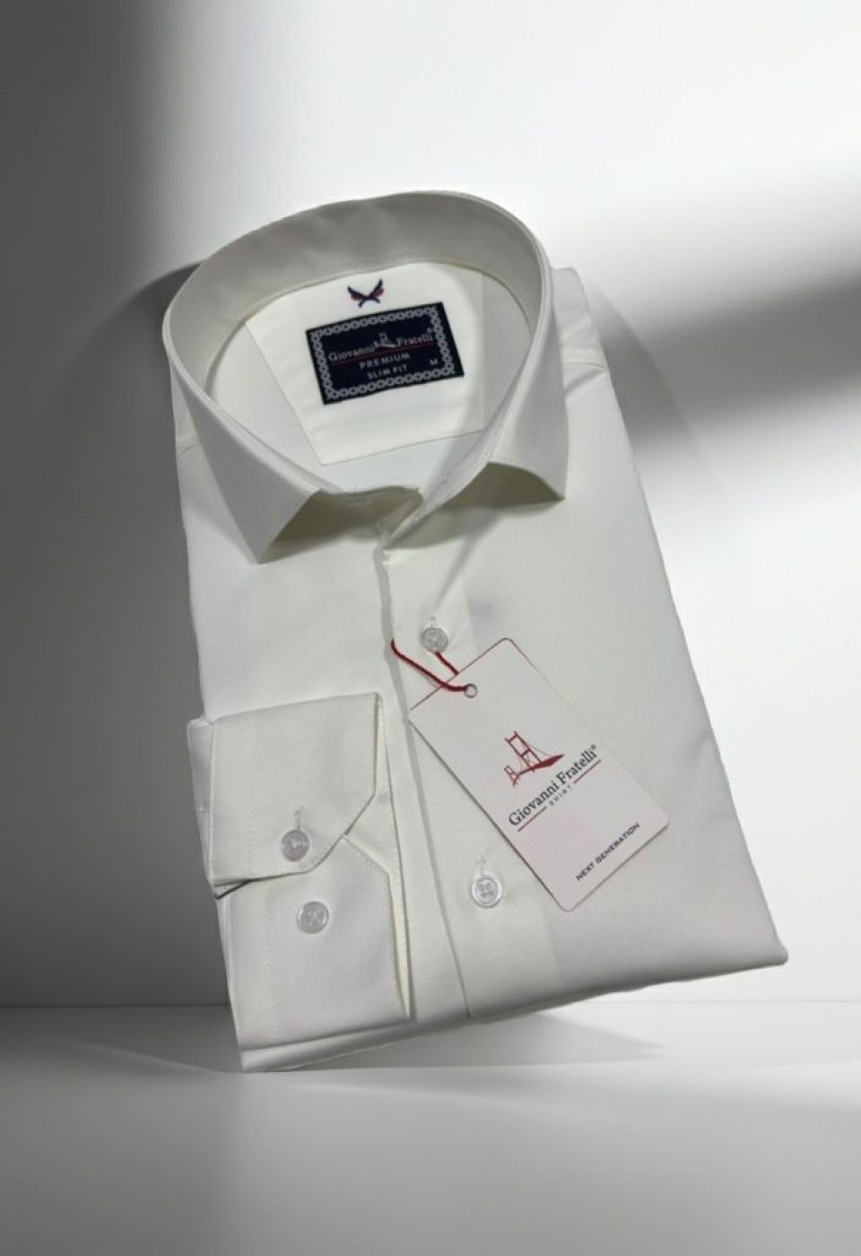 Slim Fit Uzun Kol Düz Renk Rubi Saten Erkek Gömlek 3GMK324201002