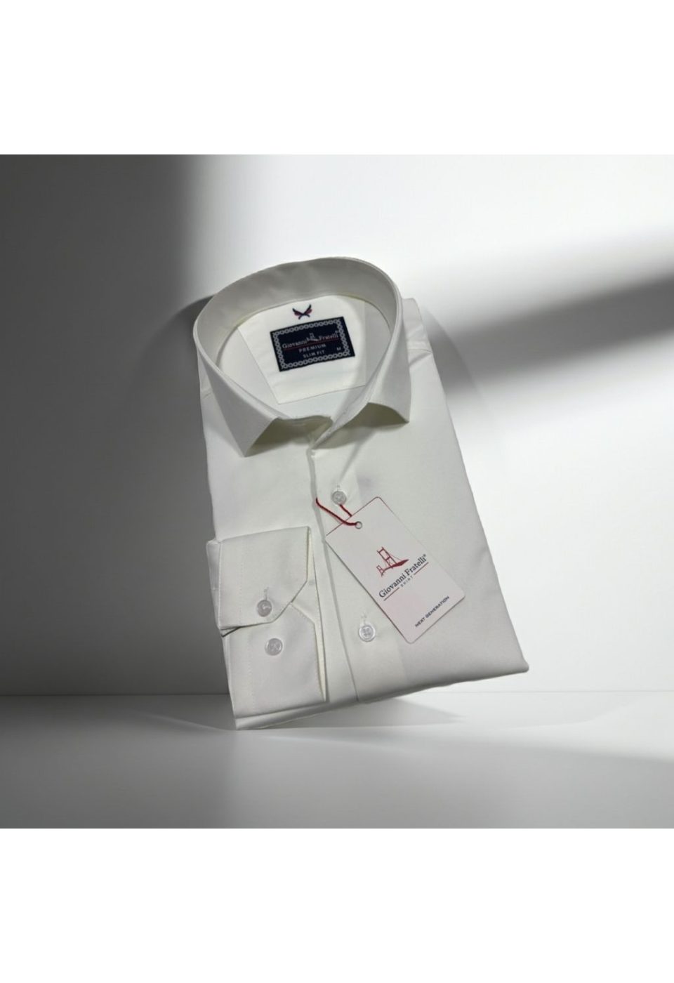 Slim Fit Uzun Kol Düz Renk Rubi Saten Erkek Gömlek 3GMK324201002 - Giovanni Fratelli