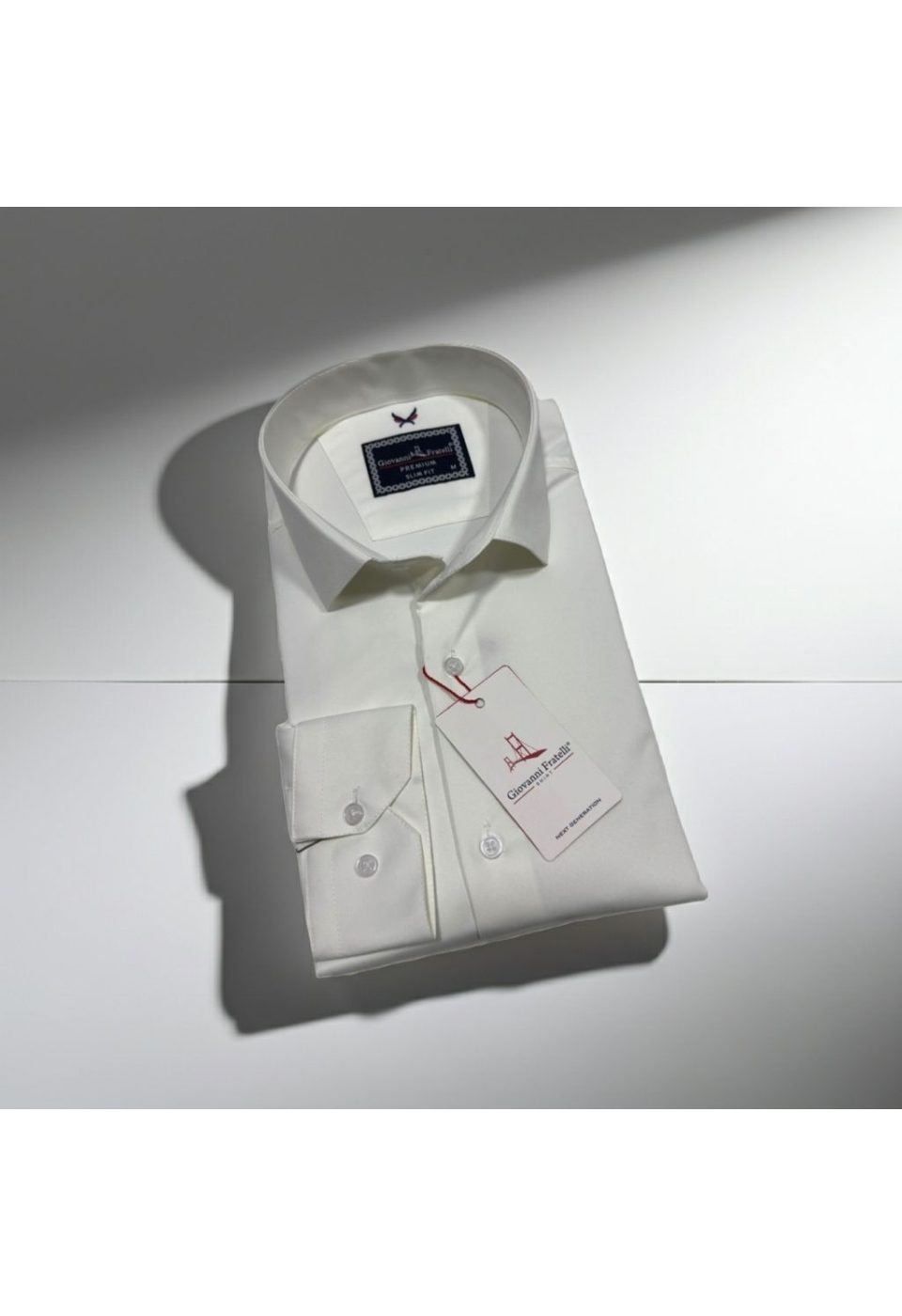 Slim Fit Uzun Kol Düz Renk Rubi Saten Erkek Gömlek 3GMK324201002 - Giovanni Fratelli