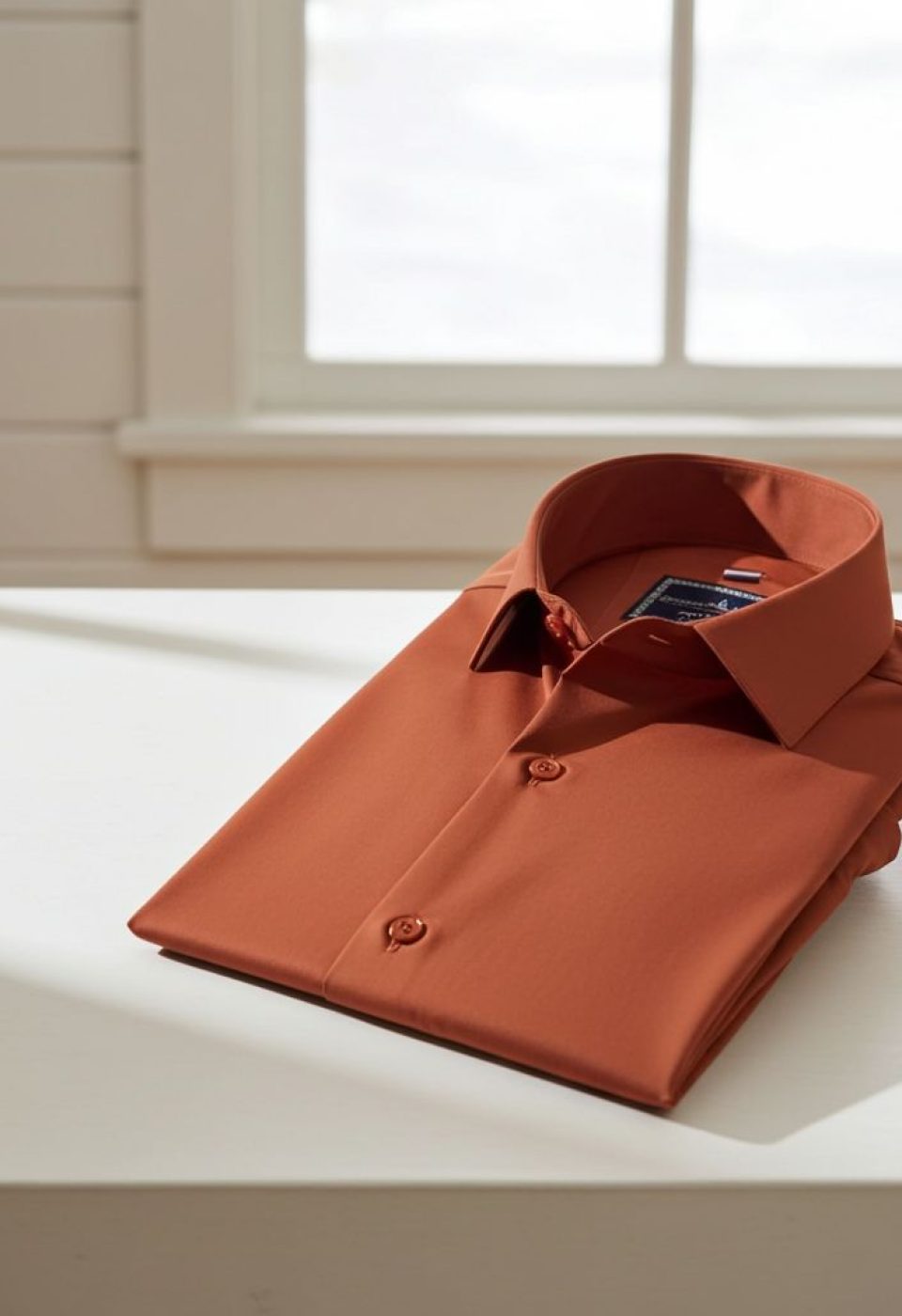 Slim Fit Uzun Kol Düz Renk Rubi Saten Erkek Gömlek 3GMK324201010 - Giovanni Fratelli