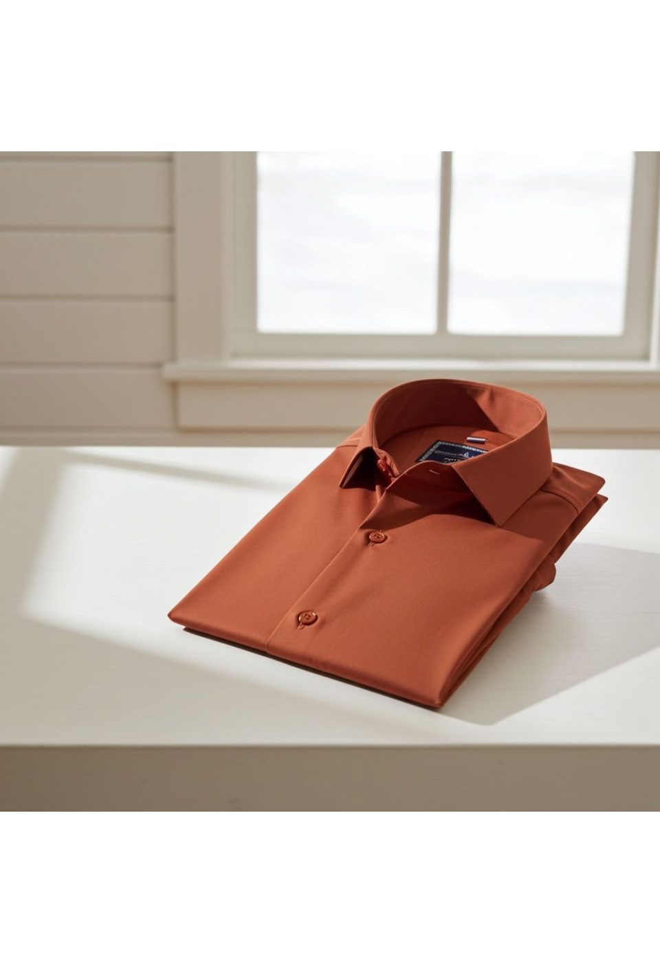 Slim Fit Uzun Kol Düz Renk Rubi Saten Erkek Gömlek 3GMK324201010 - Giovanni Fratelli