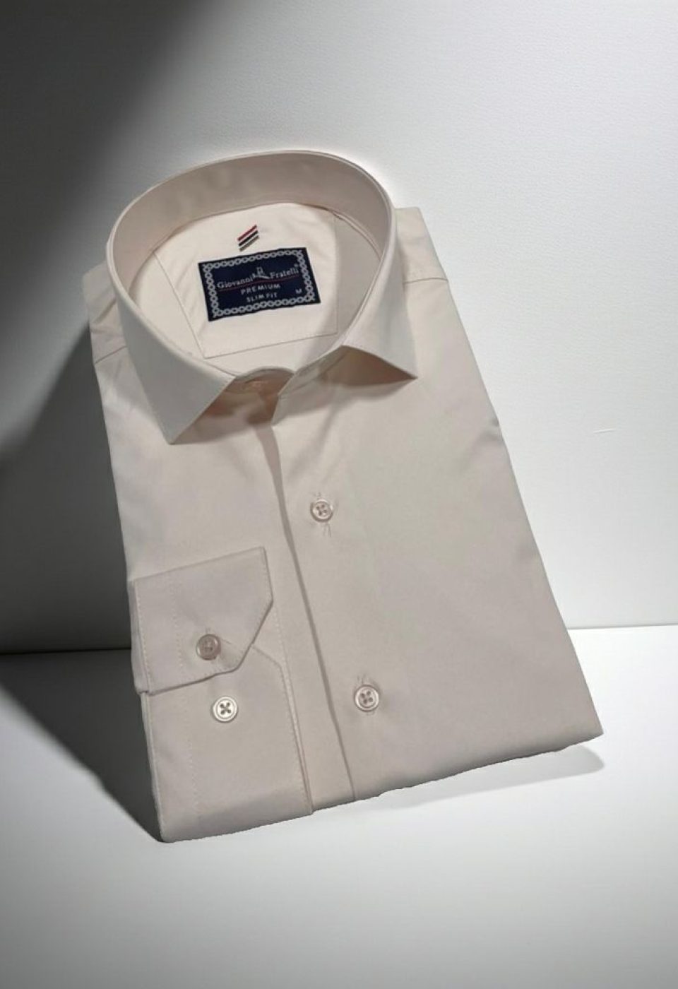 Slim Fit Uzun Kol Düz Renk Rubi Saten Erkek Gömlek 3GMK324201012 - Giovanni Fratelli
