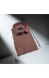 Slim Fit Uzun Kol Düz Renk Rubi Saten Erkek Gömlek 3GMK324201015