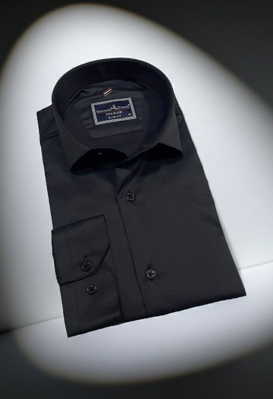 Slim Fit Uzun Kol Düz Renk Rubi Saten Erkek Gömlek 3GMK324201022 - Giovanni Fratelli