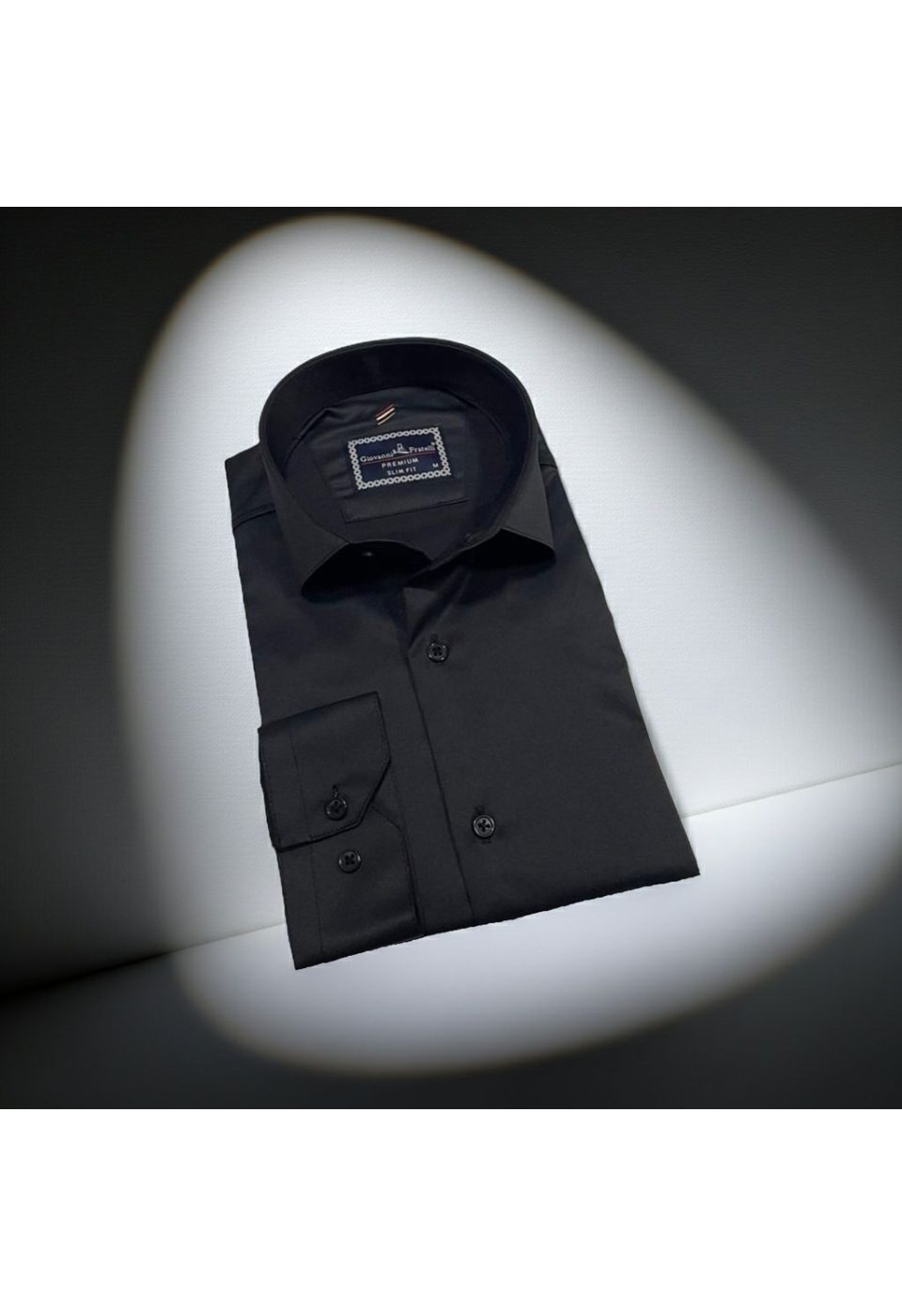 Slim Fit Uzun Kol Düz Renk Rubi Saten Erkek Gömlek 3GMK324201022 - Giovanni Fratelli