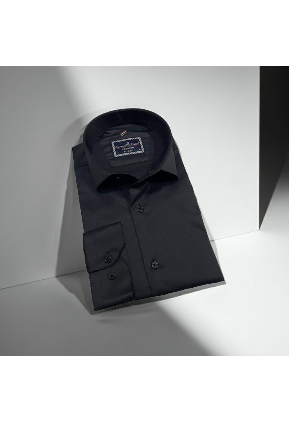 Slim Fit Uzun Kol Düz Renk Rubi Saten Erkek Gömlek 3GMK324201022 - Giovanni Fratelli