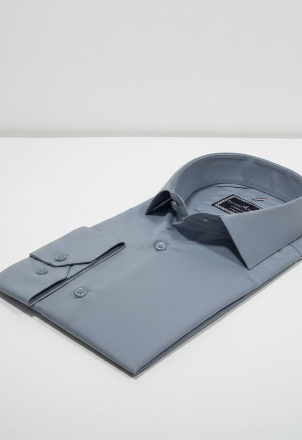 Slim Fit Uzun Kol Düz Renk Rubi Saten Erkek Gömlek 3GMK324201023 - Giovanni Fratelli