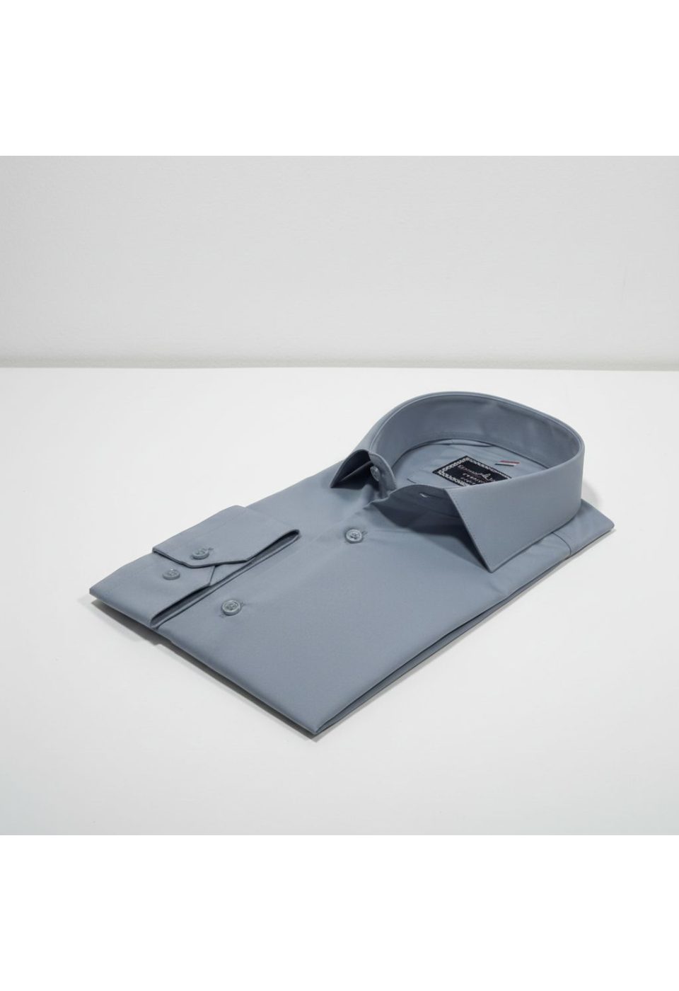 Slim Fit Uzun Kol Düz Renk Rubi Saten Erkek Gömlek 3GMK324201023 - Giovanni Fratelli