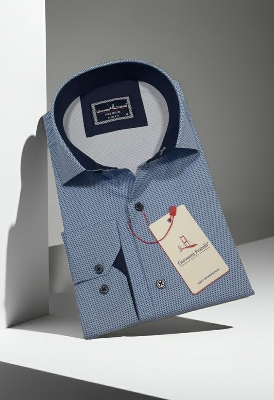 Slim Fit Uzun Kol Dijital Baskılı Desenli Erkek Gömlek 3GMK314207002