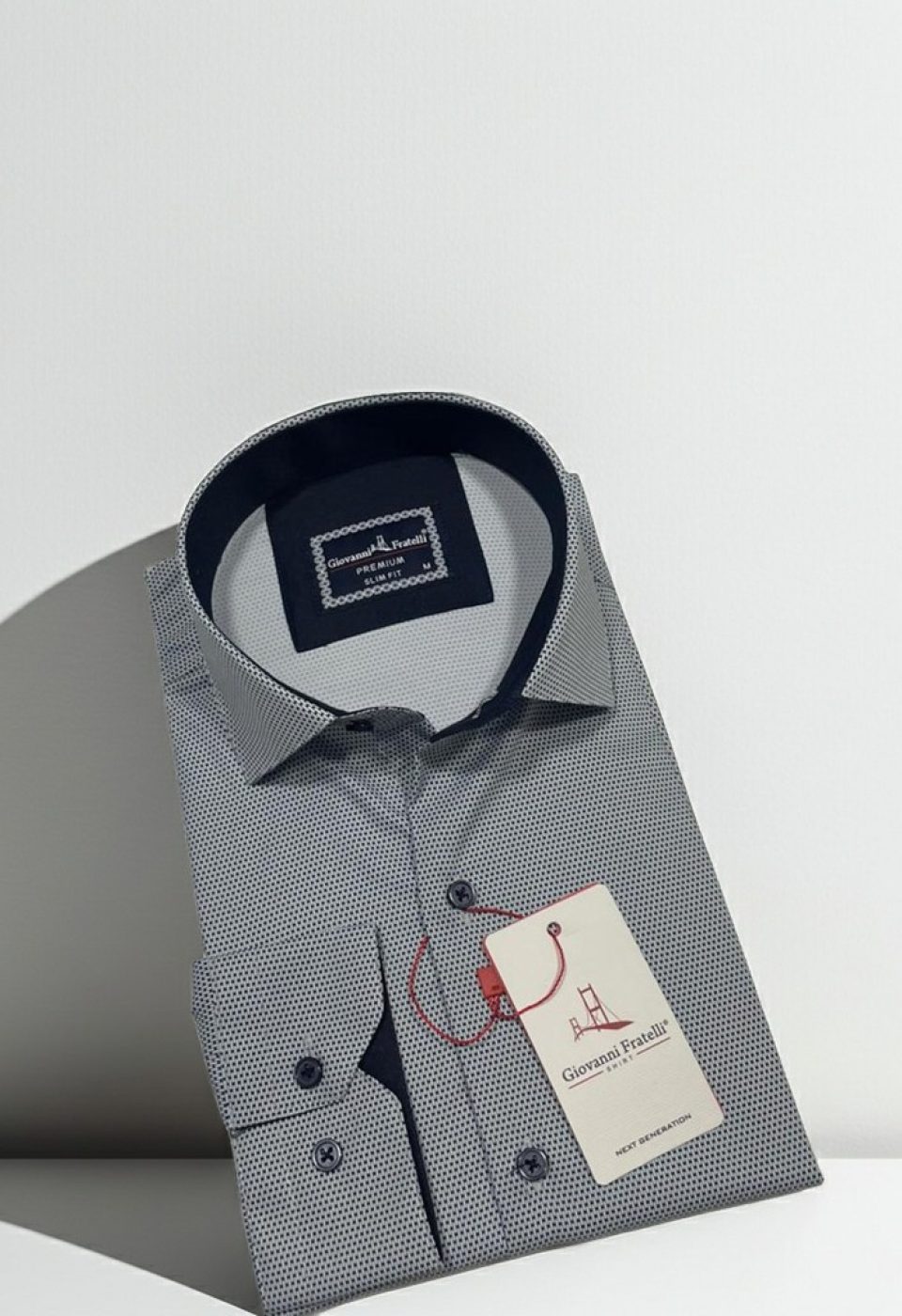 Slim Fit Uzun Kol Dijital Baskılı Desenli Erkek Gömlek 3GMK314207003