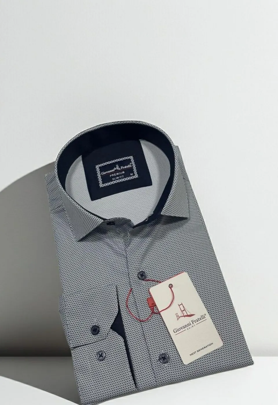 Slim Fit Uzun Kol Dijital Baskılı Desenli Erkek Gömlek 3GMK314207003